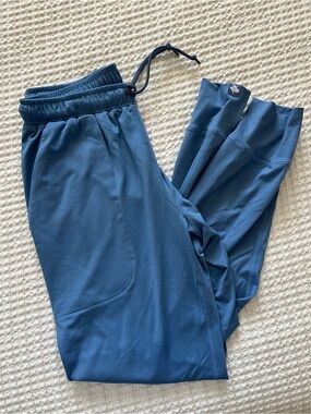 Rabbit Joggers in Deep Blue with Elastic Waist